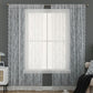 Vintage Lace Sheer Curtains Flowers And Branch Voile Curtains For Living Room Garden