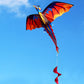 2X Outdoor Colorful 3D Dragon Flying Kite with 100m Tail Line 1.4m