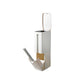 Slim Bathroom Trash Can Toilet Brush Set Waste Bin Toilet Brush Holder