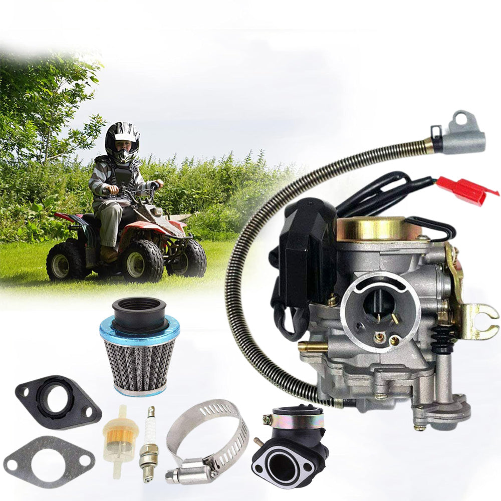 Carburetor Replacement Kit for 50cc 4 Stroke Scooter with 18mm Intake