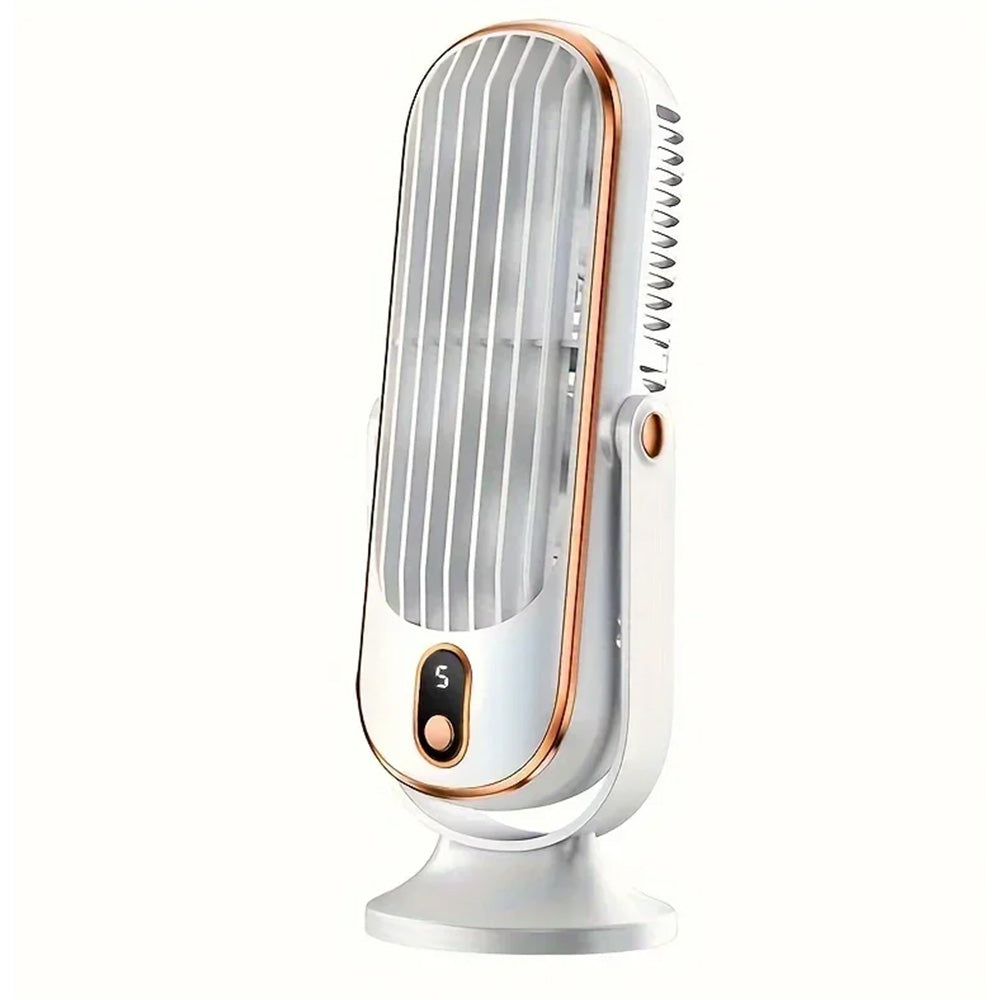 Wireless Cooling Table Fan Portable Tower Fan With 5 Speeds And 720 Degrees Oscillation