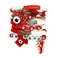 Colorful Soft Clay Football World Cup Bracelets Set for Aldults Soccer Fans