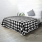 125X145cm Reversible Plush Sherpa Fleece Throw Blanket