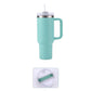 1200ML Stainless Steel Vacuum Insulated Tumbler with Straw and Lid Handle Mug