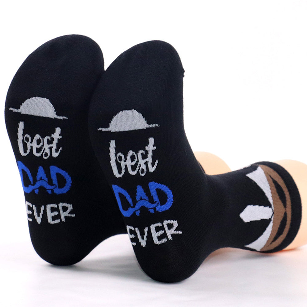2Pairs Father's Day Funny Socks for Dad