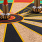 Roll Up Dartboard Set with 12 Darts Indoor Outdoor Game Toy Gift