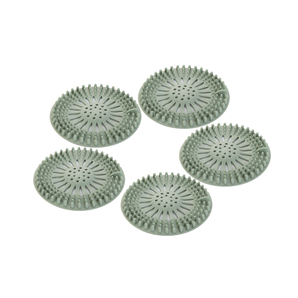 5 Pack Durable Hair Catcher Bathroom Shower Drain Covers