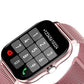 Heart Rate Monitoring Sports Bluetooth Smart Watch with 1 Steel Strap and 1 Silicone Strap