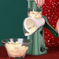 Kitchen Vegetable Fruit Slicer Cutter Shredder Food Manual Rotary Grater Chopper