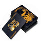 Waterproof Playing Cards PVC Plastic Poker Deck Black & Gold Skull Design
