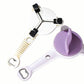 4-in-1 Universal Jar and Bottle Opener Adjustable Cap Opener for Easy Grip