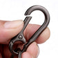 4 Pcs Metal Keychain Key Ring Clip Holder for Home Car Keys and Bags