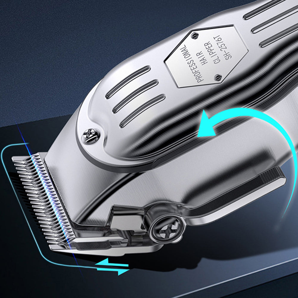 2Pcs LCD Display Cordless Hair Trimmers Set for Men
