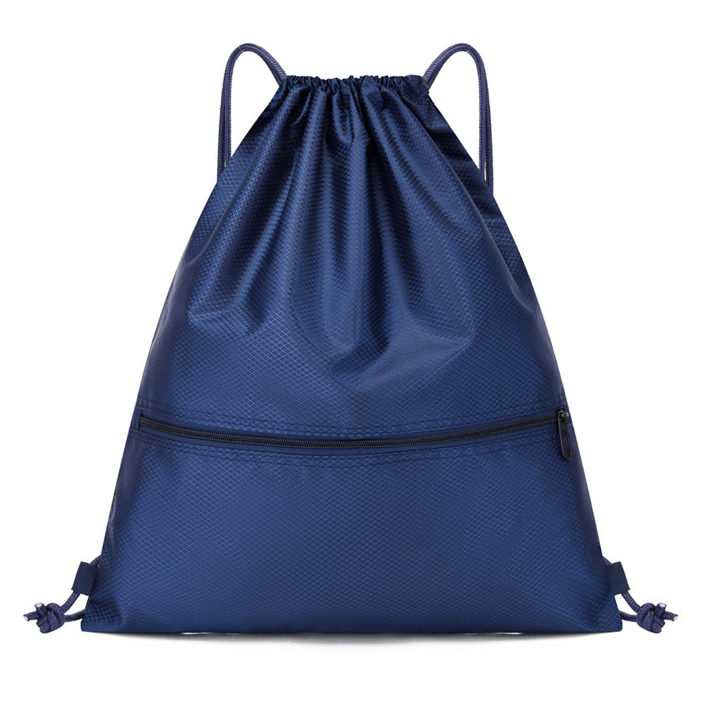 Water-resistant Drawstring Backpack Bag Portable Gym Backpack for Outdoor Travel