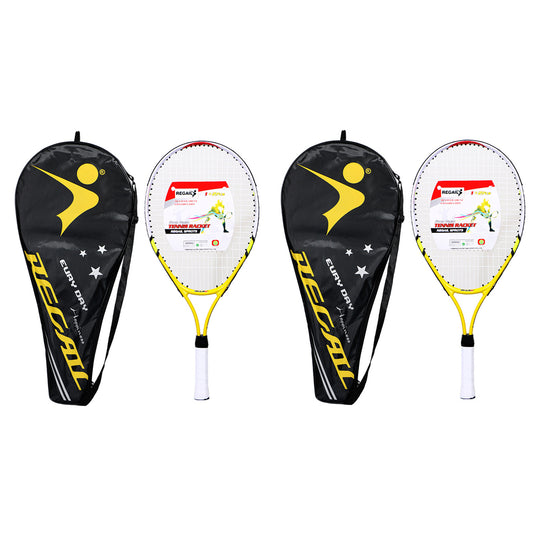 2Pcs Aluminium Alloy Tennis Racket for Teenagers and Kids