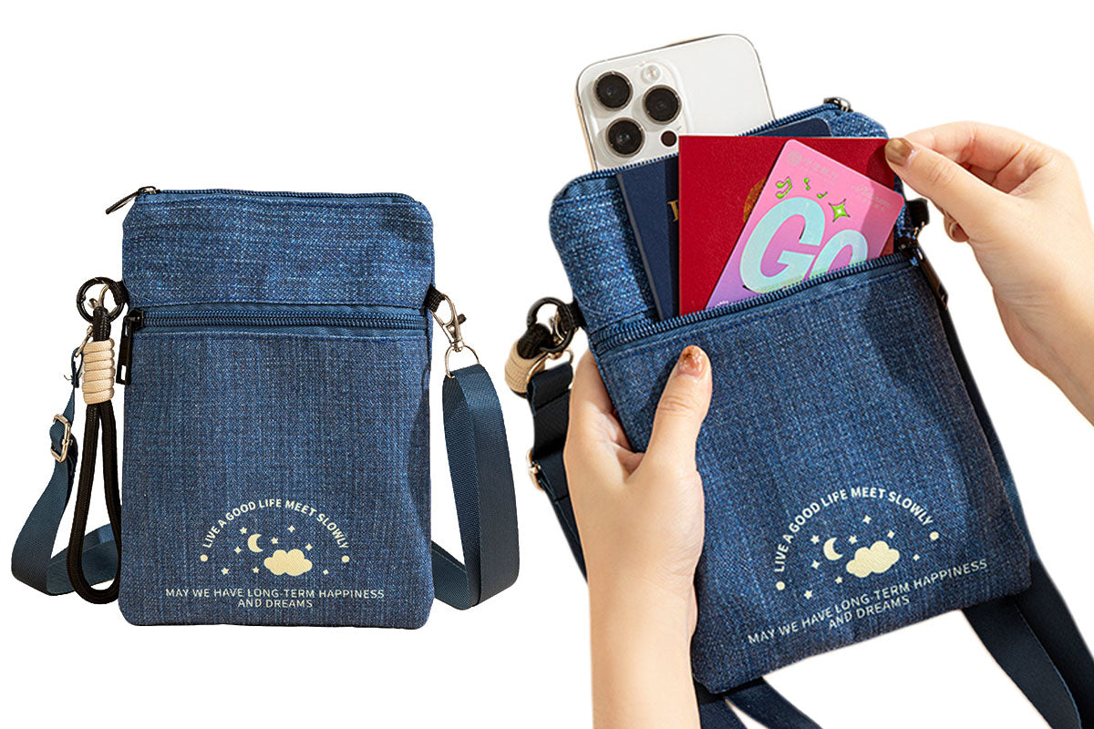Crossbody Phone Bag Passport Bag Sling Purse Phone Pouch