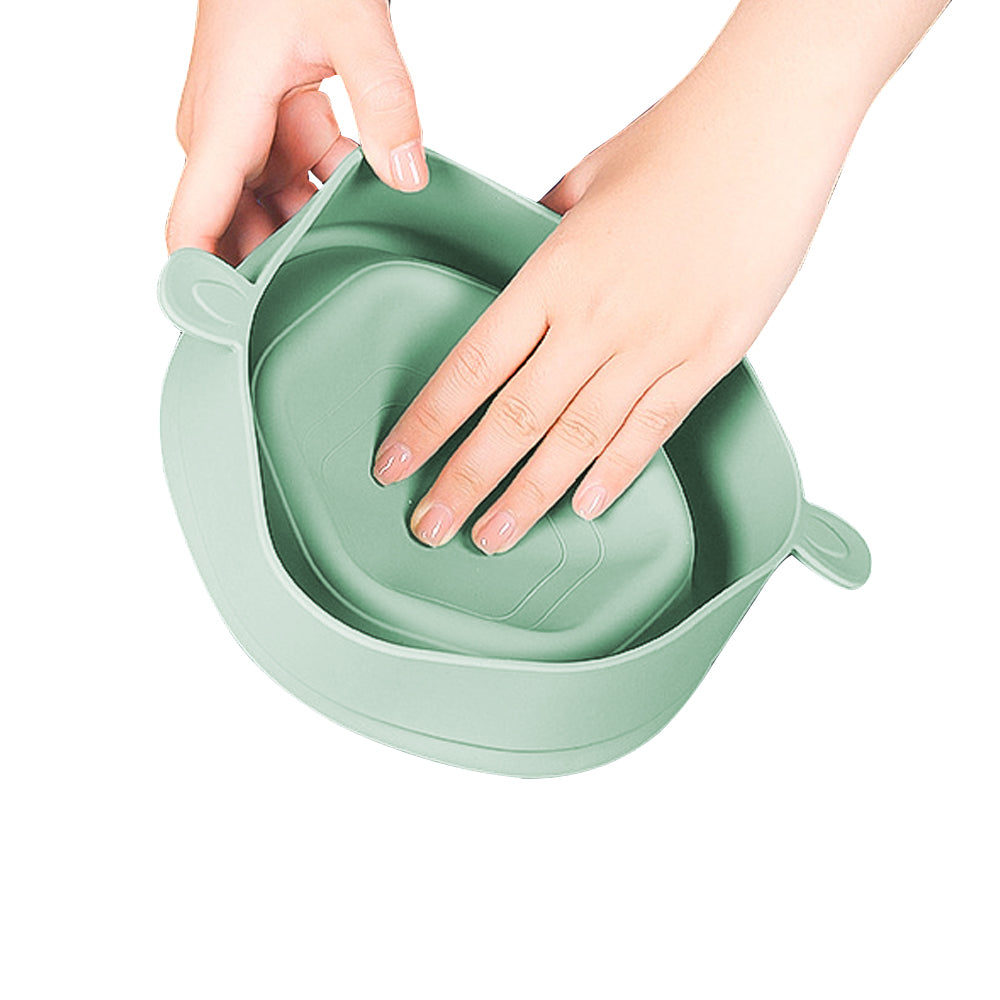 Microwave Popcorn Popper Silicone Popcorn Bowl With Lid