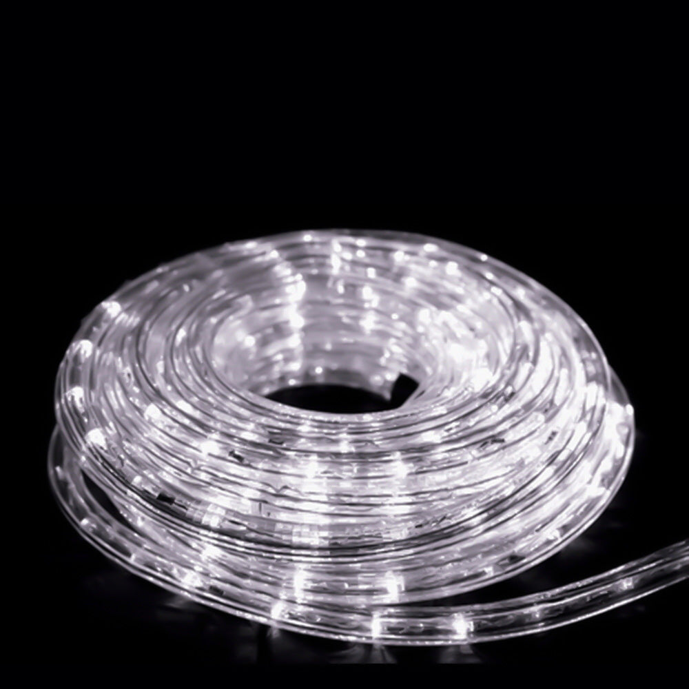 12m 100 LED Solar Rope Lights with 8 Modes for Parties and Weddings