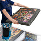 Puzzle Board with 6 Sliding Drawers Foldable Felt Puzzle Table Up to 1000 Pieces