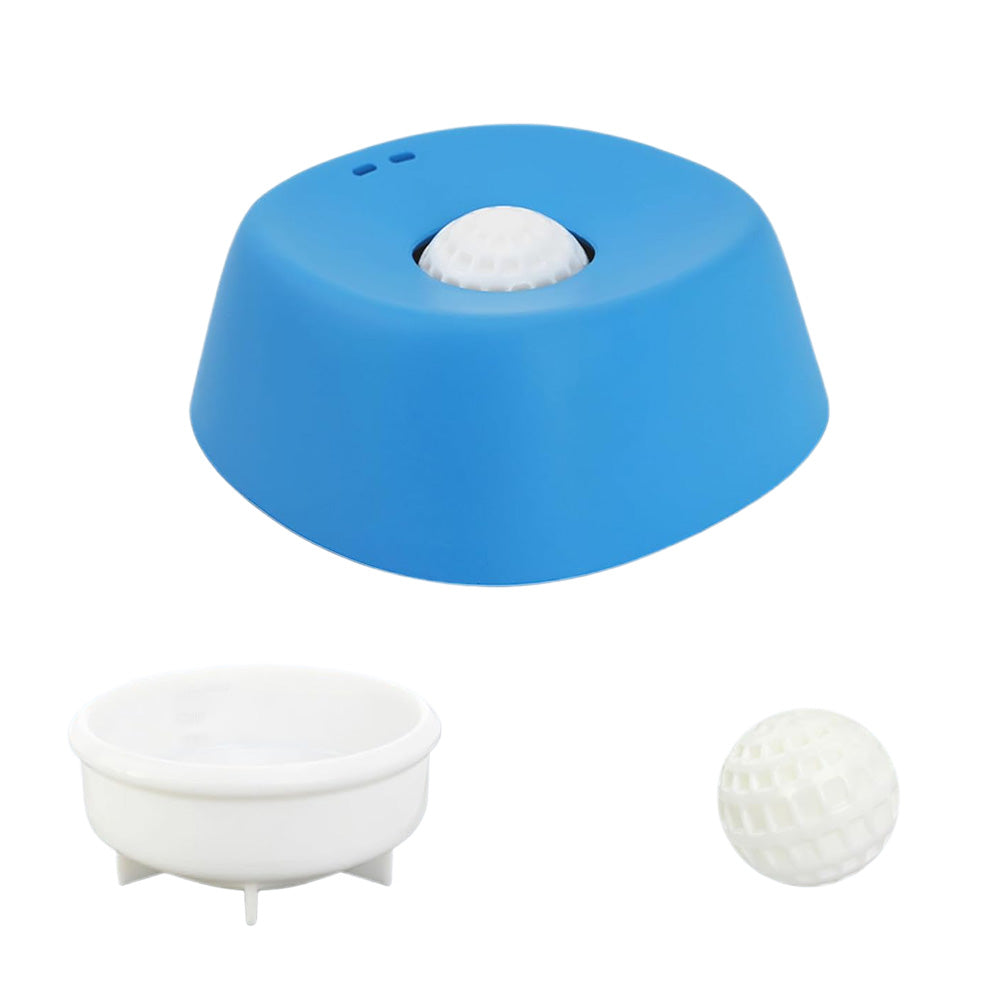 Slow Feeder Dog Bowls With Rolling Ball Anti-Choking For Liquid Treat