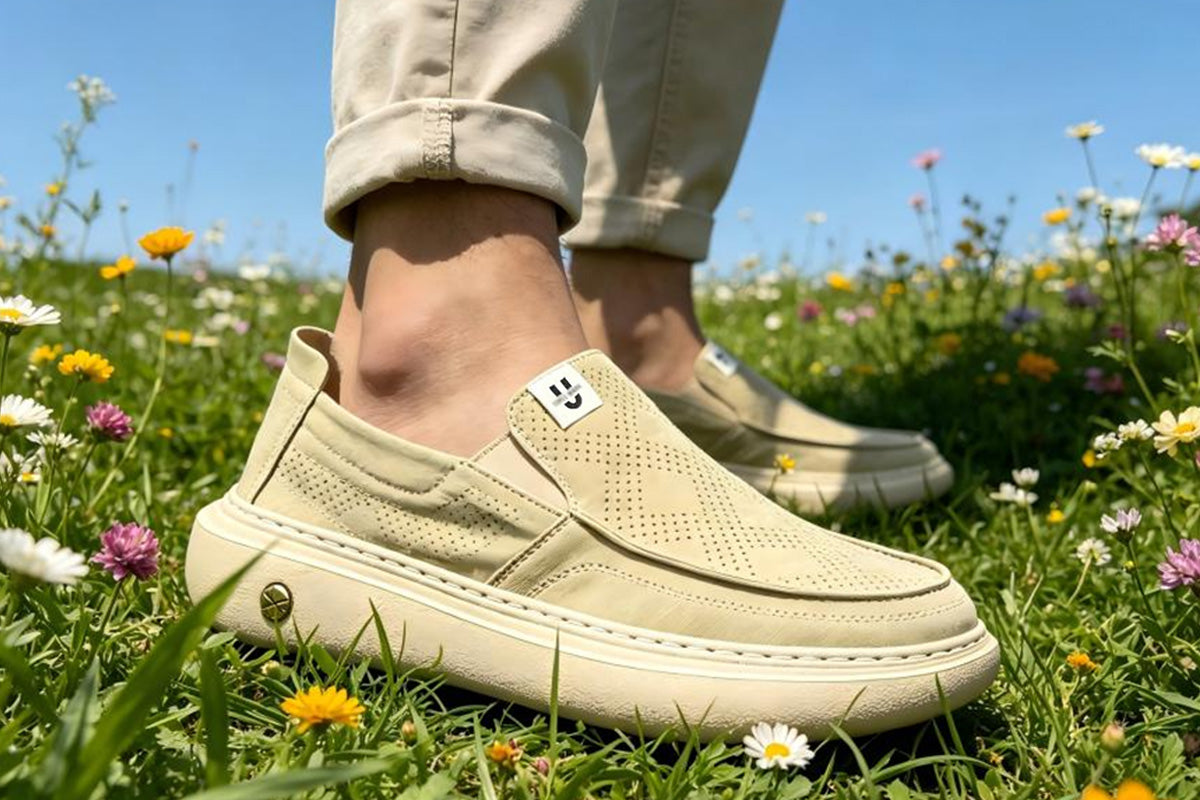 Men Breathable Hollow Slip-on Loafers Casual Shoes