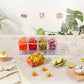Ice Chilled Condiment Caddy with 5 Plastic Containers