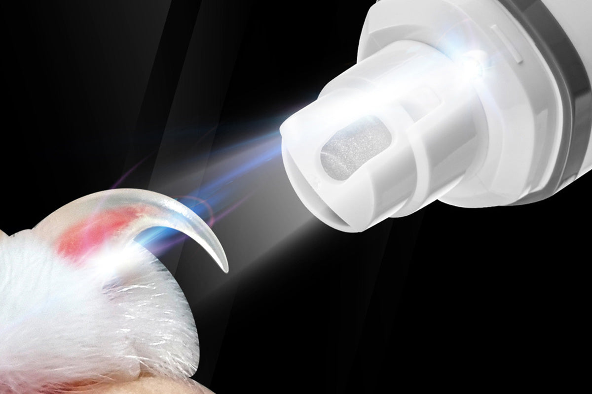 Pet Nail Grinder with LED Light Rechargeable Dog Cat Nail Trimmer