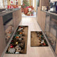 2Pcs Christmas Kitchen Washable Rectangular Floor Mat