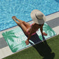 Summer Pool Floor Mat Non Slip Diatomite Mat for Outdoor Patio Beach