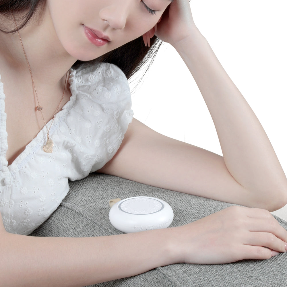 Portable White Noise Machine with Night Light and Cry Sensor