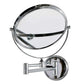 Extendable Wall-Mounted Makeup Mirror 3X Magnifier Double-Sided Bathroom Mirror