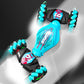2.4GHz RC Stunt Car Toy With Light Music Xmas Gift Drift Twist Car Toy