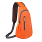 Crossbody Sling Backpack Zipped Chest Bag Outdoors Hiking Bag