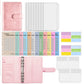 2-in-1 A6 Money Saving Zipper Cash Storage Binder