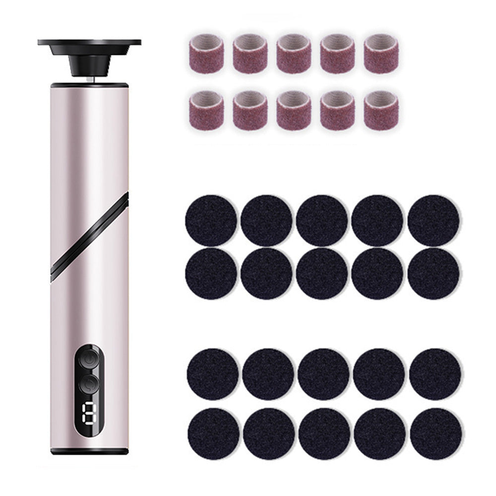 9-Speed Foldable Electric Foot File Dead Skin Removal Tool for Home Use