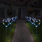 5Pcs Solar Firework Lights Water-resistant Outdoor Stake Lights