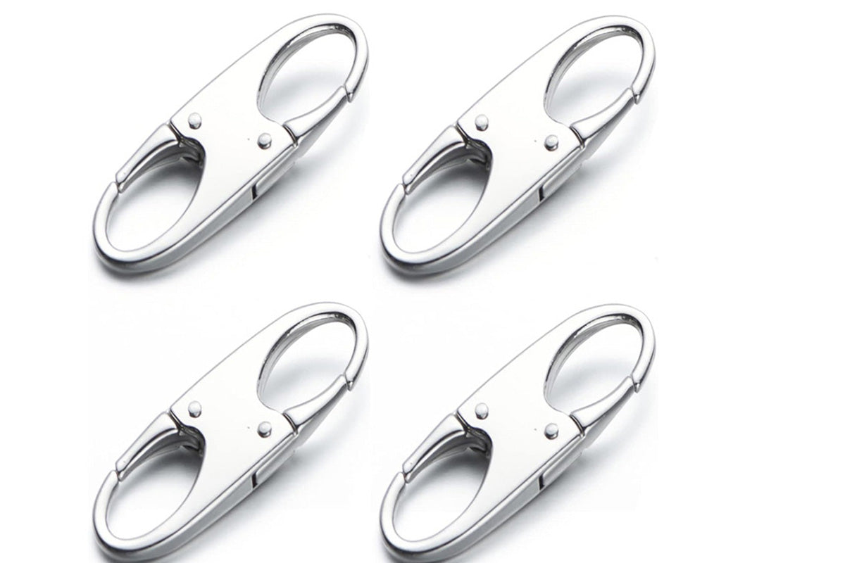4Pcs Zipper Pull Replacement with Lock for Luggage and Suitcases