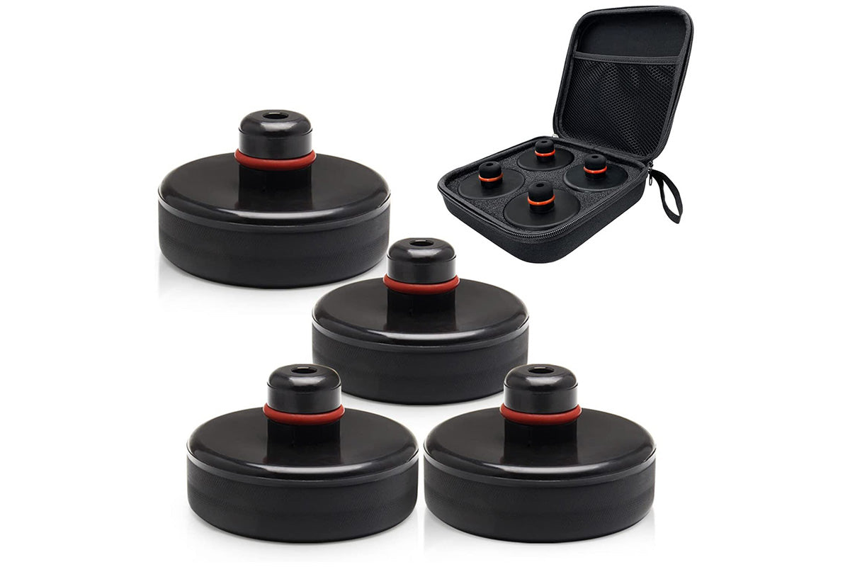 4-Pack Jack Pads TPE Rubber Lift Pad for Tesla Model 3 S X Y with Storage Bag