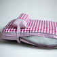 Plaid Pattern Removable Rectangular Pet Bed Sofa With Pillow