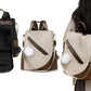 Anti-Theft Backpack with Furry Pom Pom Charm