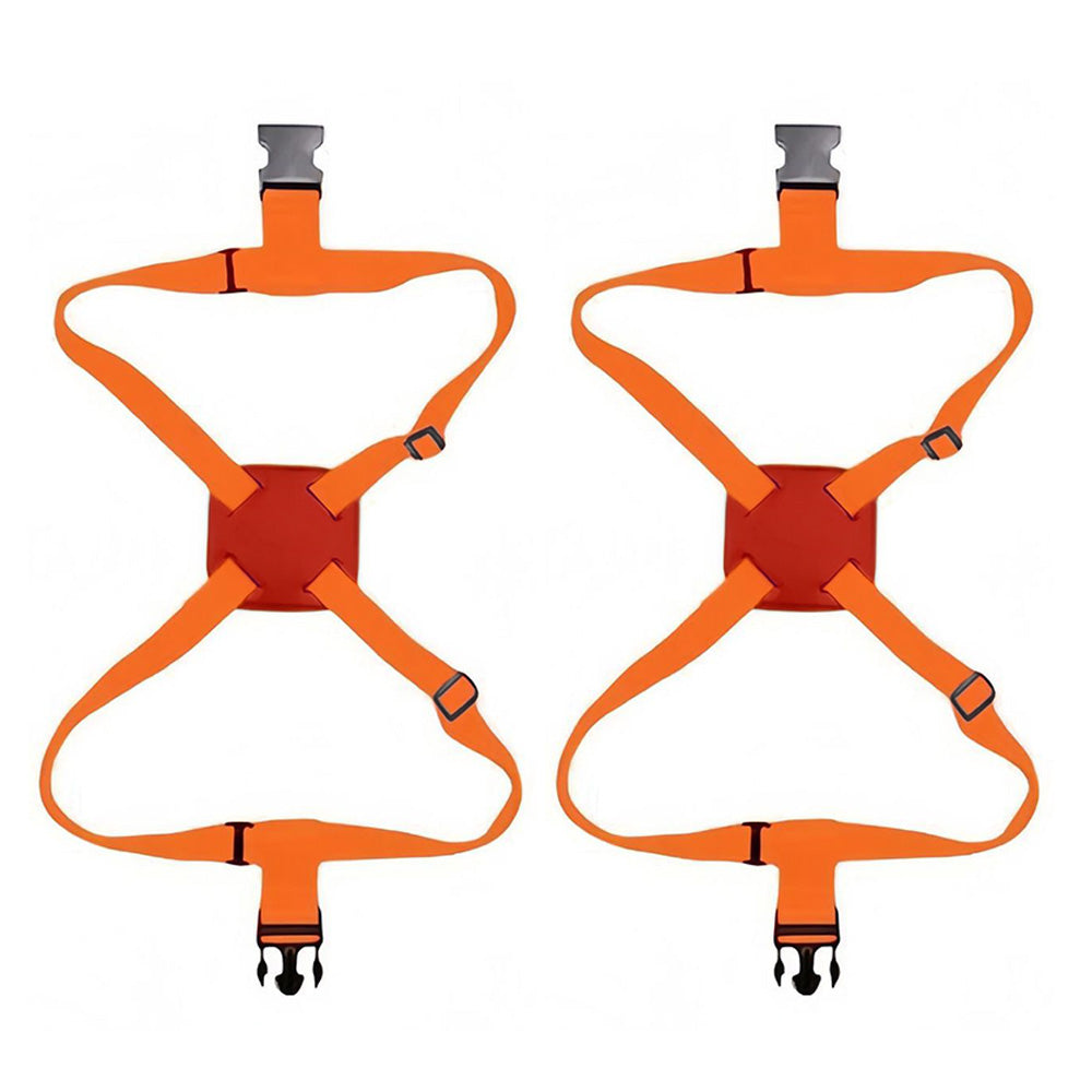 2 Pcs Adjustable Elastic Luggage Strap Suitcase Bungee Connector Travel Strap Quick Release