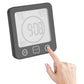 Water-Resistant Digital Bathroom Alarm Clock Temperature Humidity Meter