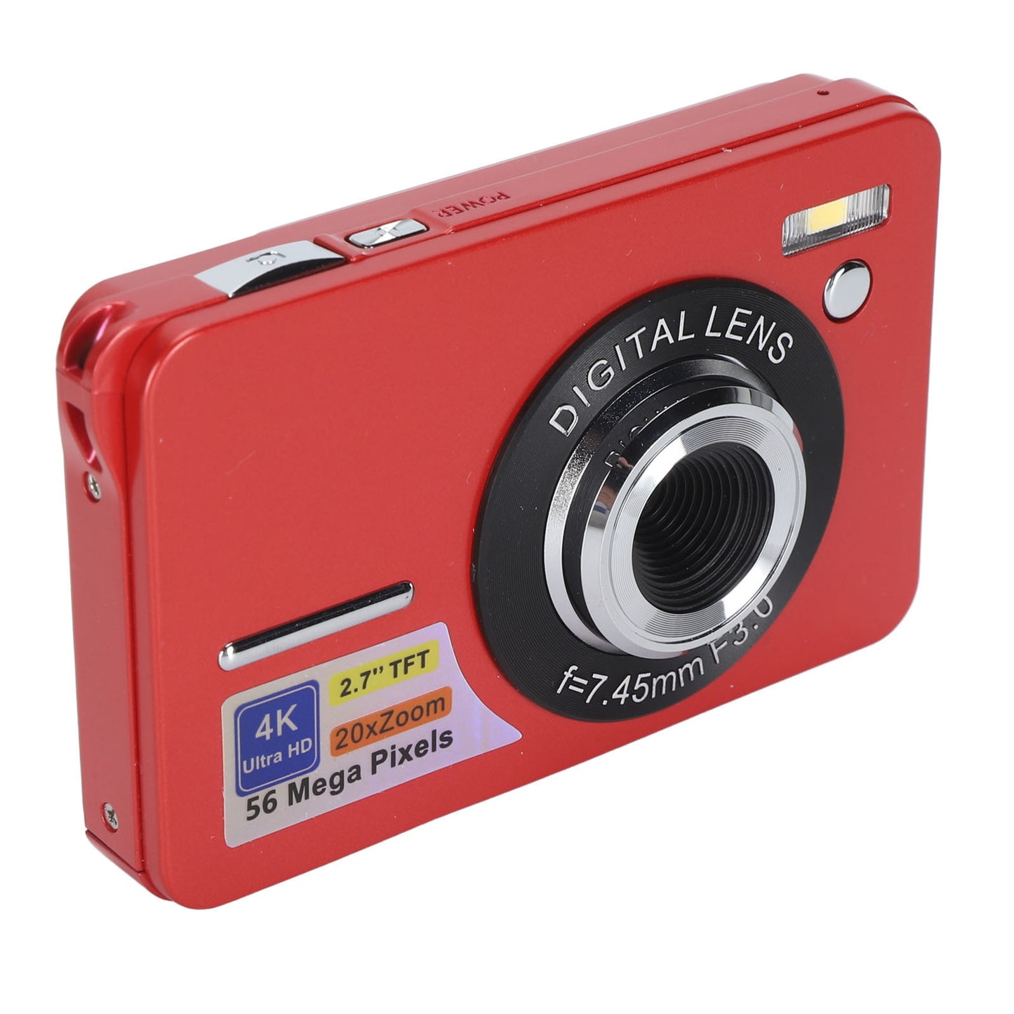 Digital Camera 2.7inch Screen Anti Shake 4k 56MP 20x Zoom Fill Light 750mAh Portable Digital Camera