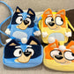 Bluey Inspired Kids Plush Crossbody Bag or Pencil Case