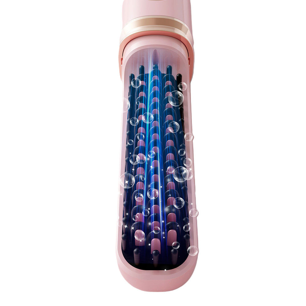 2-in-1 Wireless Hair Straightener Comb with Negative Ion for Home and Travel