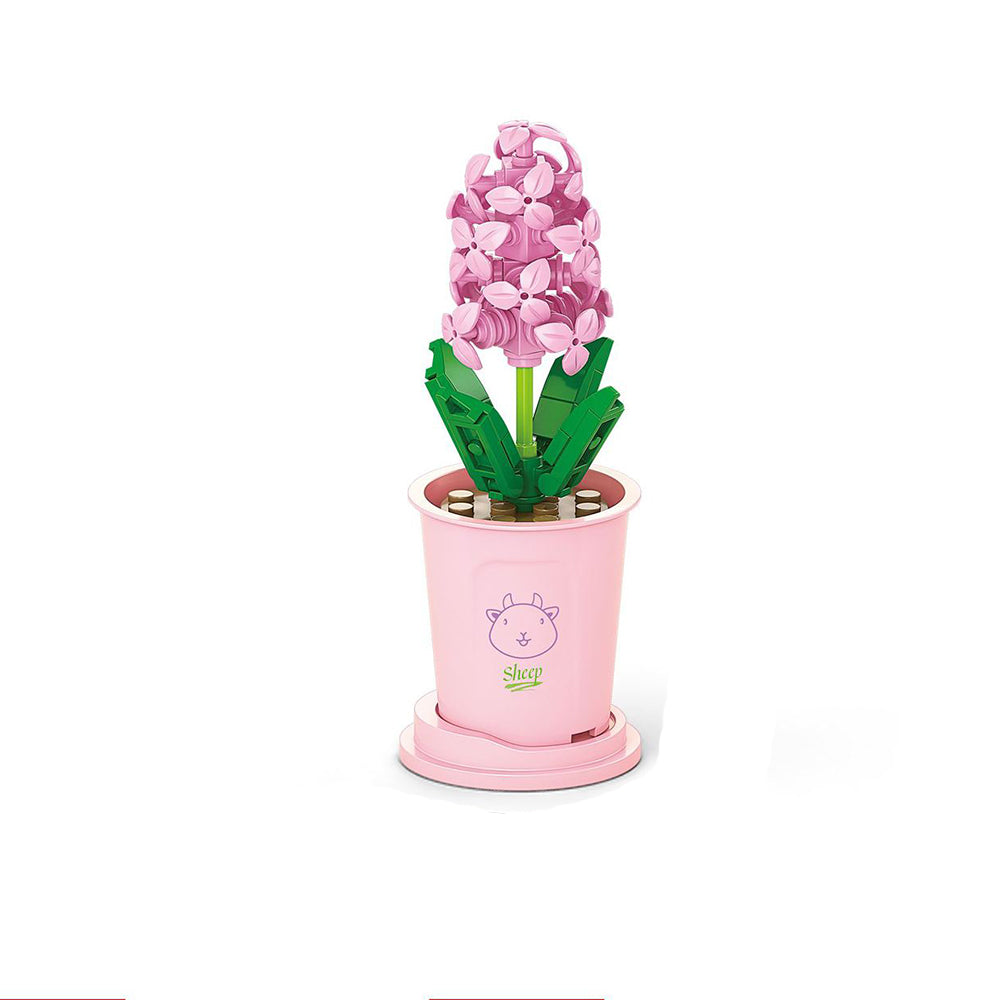 12Pcs Artificial Plants Decor Building Kits Toy for Kids and Adults