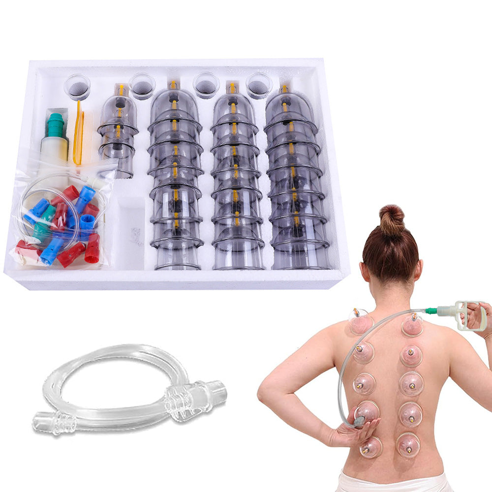 32Pcs Cupping Set Vacuum Cupping Set with Pump for Cellulite Reduction Muscle Relax