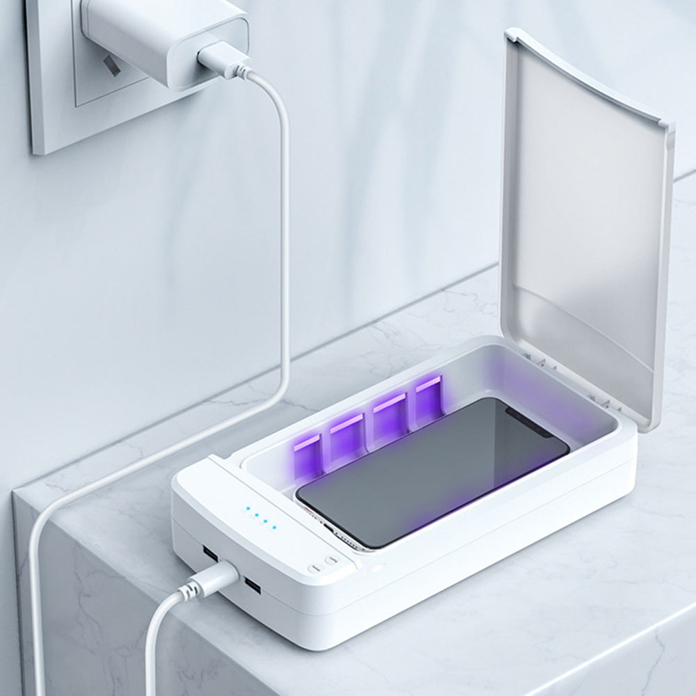 Portable USB Direct Plug-in Sterilizer with Purple Light for Phone