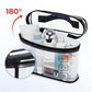 2 X Clear Toiletry Bag with 28Pcs Disposable Compressed Towels