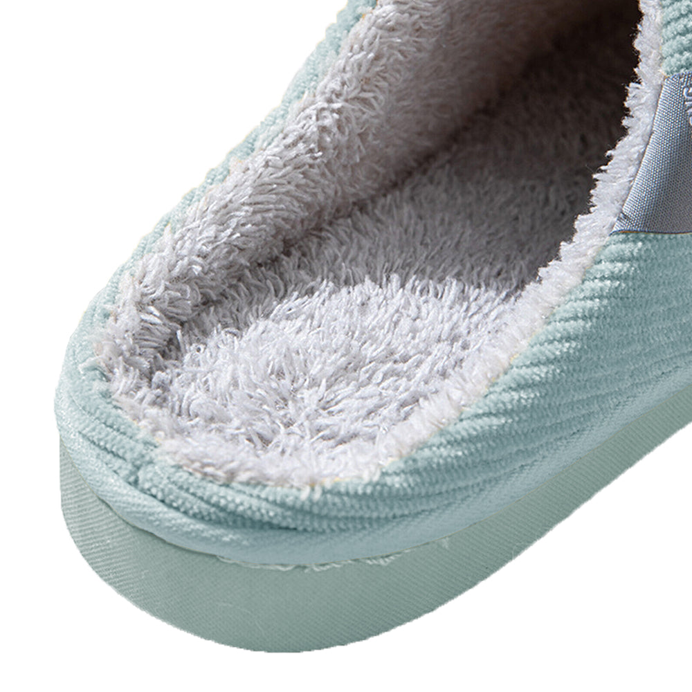 Unisex Winter Slipper Warm Plush Lined Anti-Slip Home Indoor Slippers